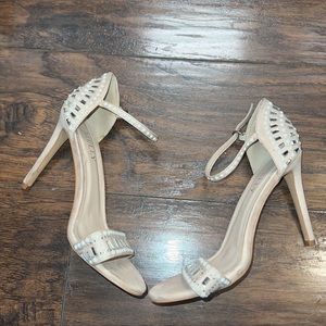 Studded showstopper heels